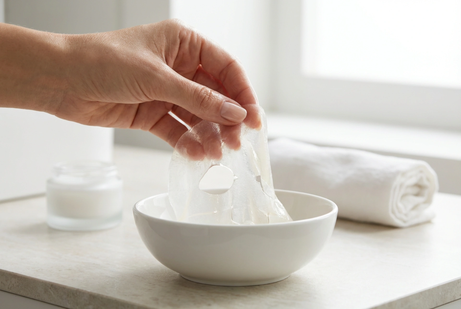 Шийт маски за лице: как да изберем правилната и да използваме есенцията