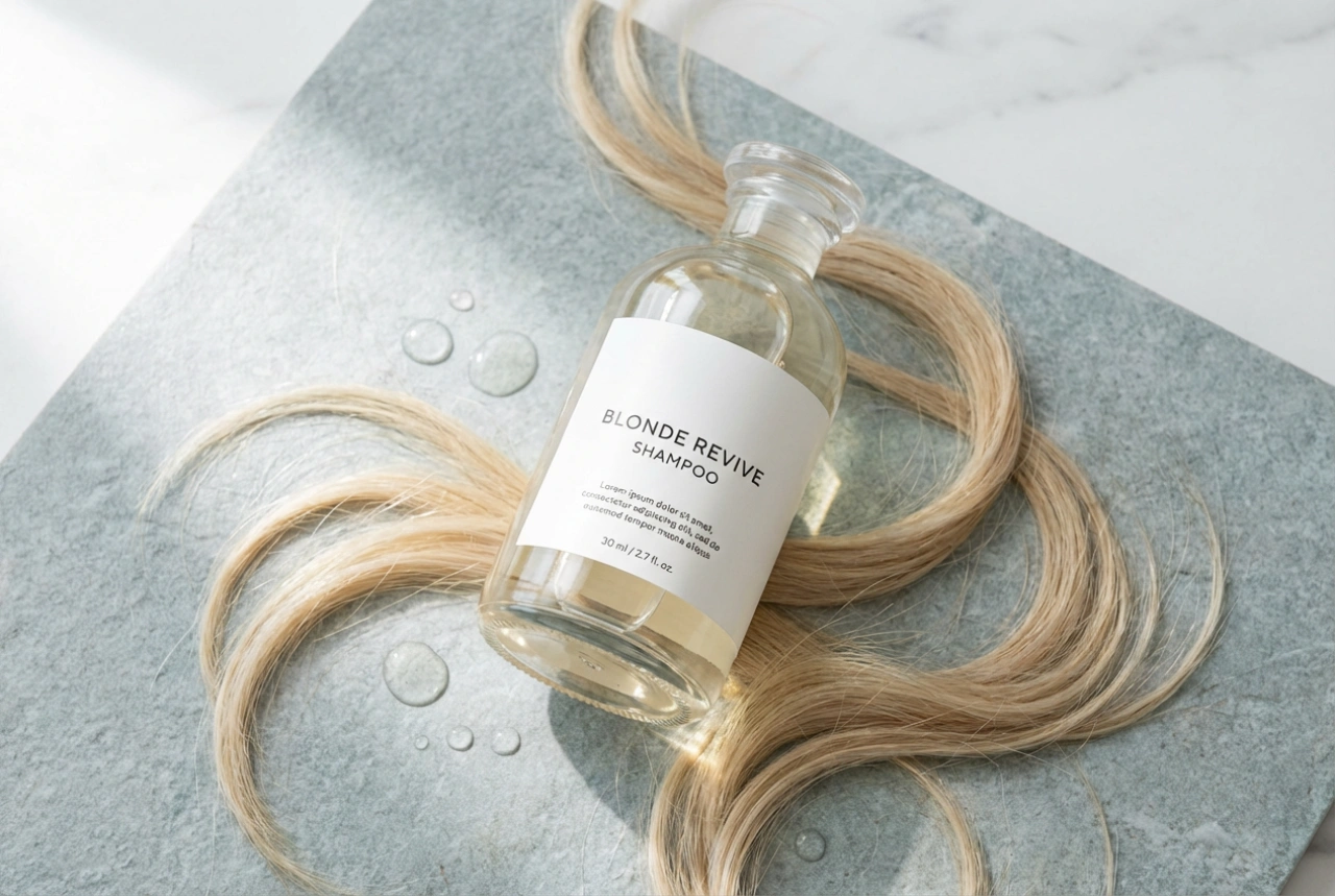 Фино освежаване на цвета: оцветяващ шампоан за руса коса и безопасно измиване