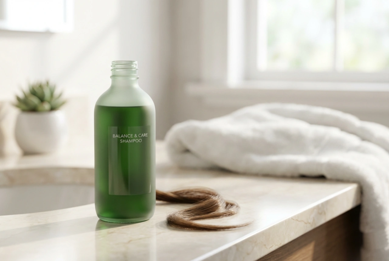 Зелен шампоан за коса: неутрализиране на червени тонове и измиване