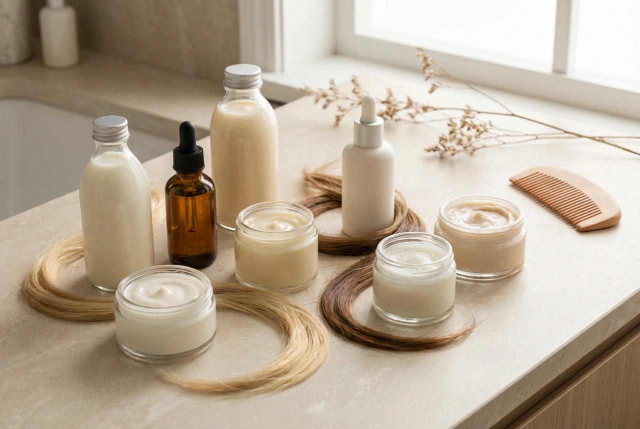 Добри балсами за коса: как да ги разпознаем и да ги съобразим с порьозността