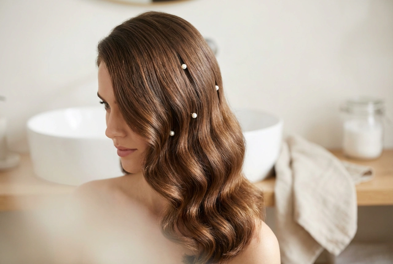 Прическа: къдрици за сватба, дълготрайност на вълните и избор на аксесоари