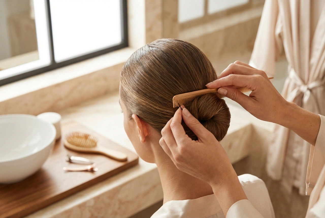 Перфектната официална прическа у дома: техника и финални щрихи