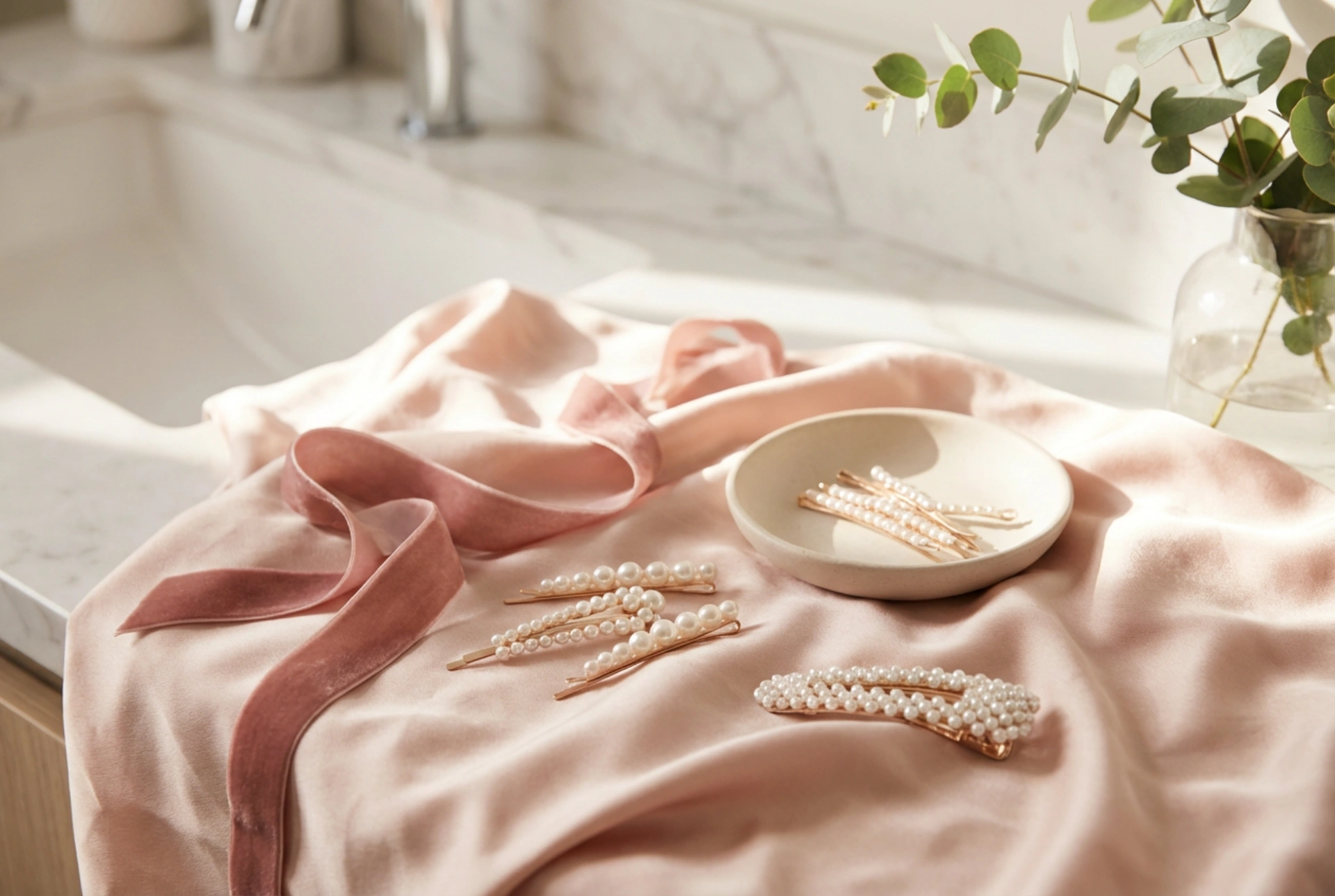 Романтична прическа за Свети Валентин: вълни, прибрани коси и аксесоари