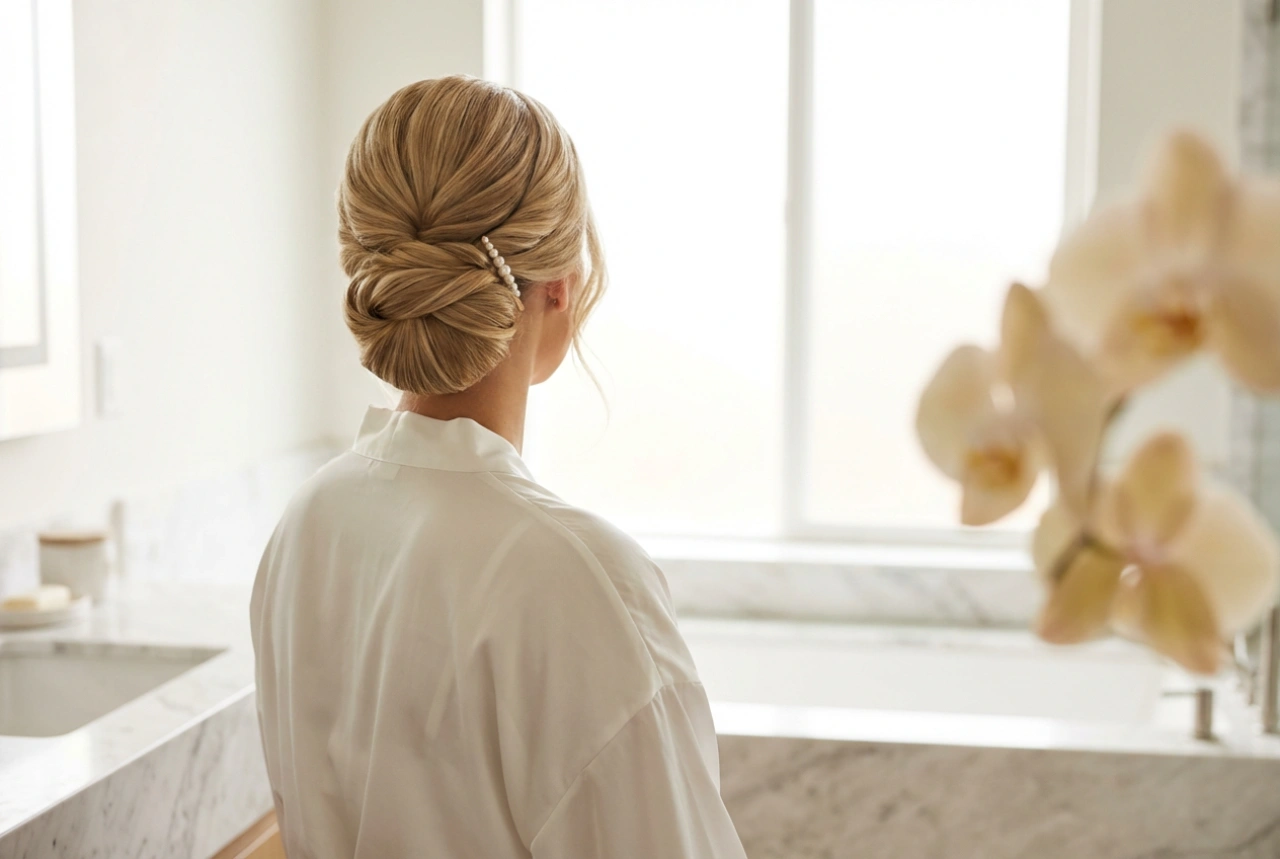 Мама на сватба: елегантна прическа за сватба за мама стъпка по стъпка