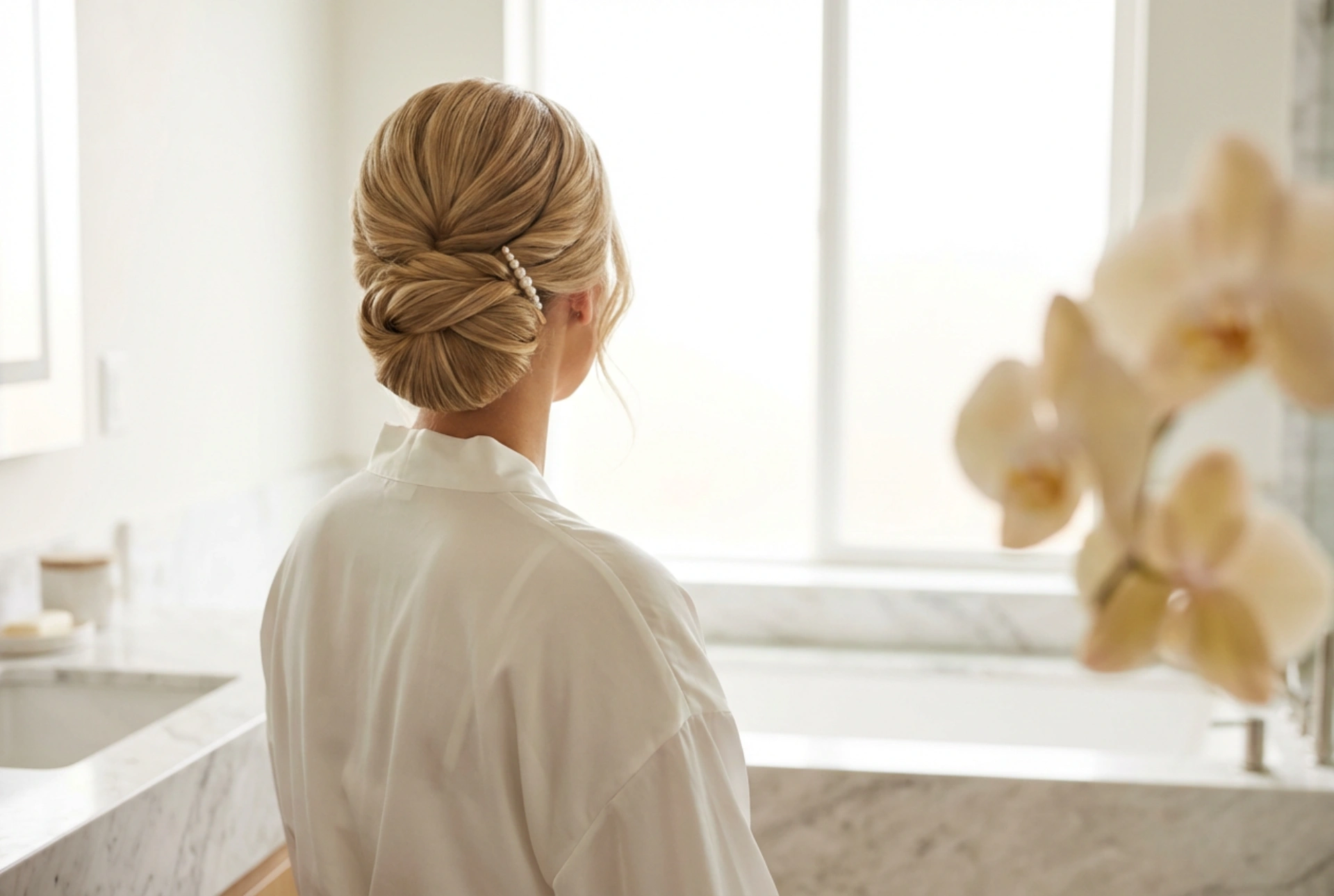 Мама на сватба: елегантна прическа за сватба за мама стъпка по стъпка