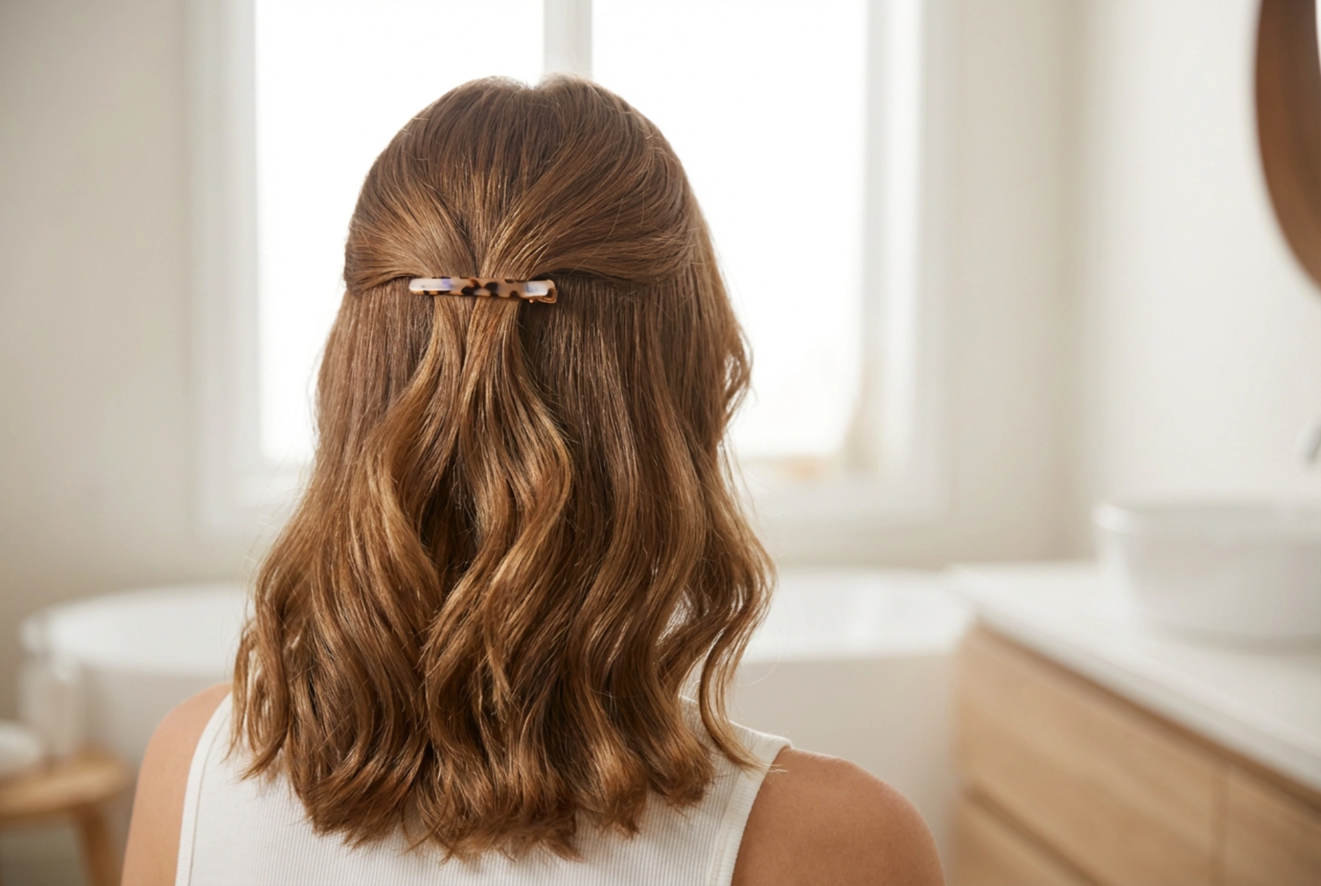 Как да стилизираме средна дължина: прически за коса до раменете, вълни и полу-прибрана коса