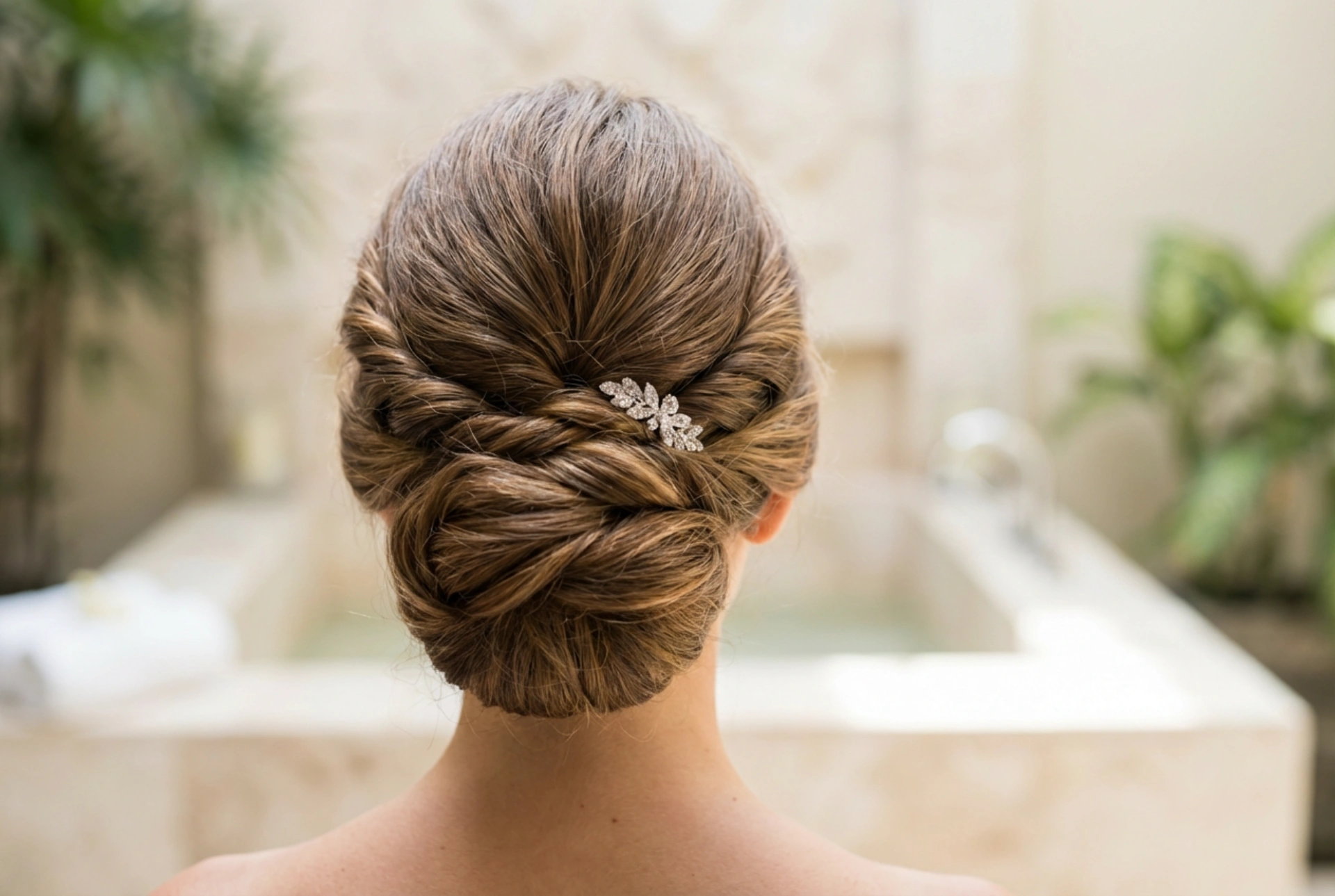 Елегантен сватбен кок: сватбени прически с кок стъпка по стъпка