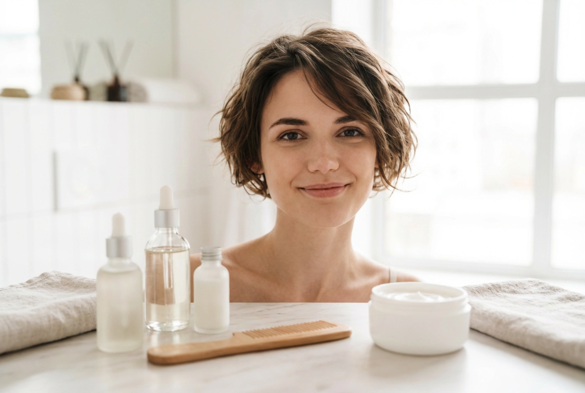 Къси прически без стилизиране: подстригване, продукти и бързи ритуали