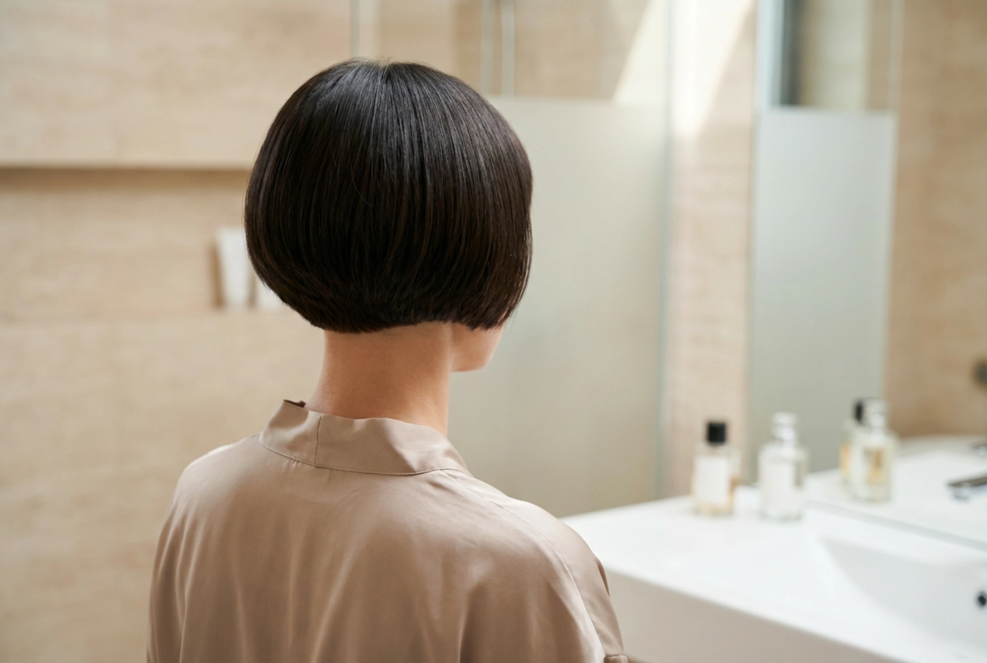 Прическа боб за къса коса: стилизиране на тила и добавяне на обем