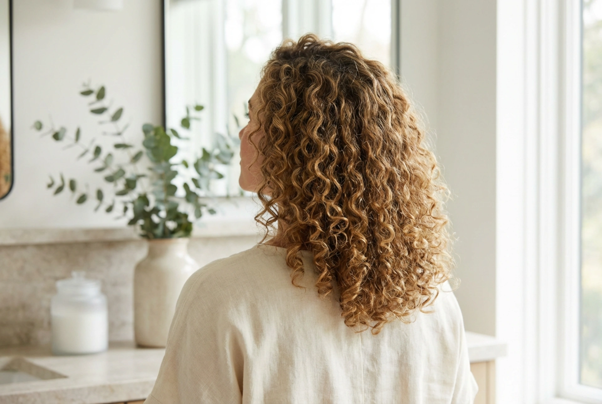 Дефинирани къдрици без хвърчене: грижа за коса със средна дължина