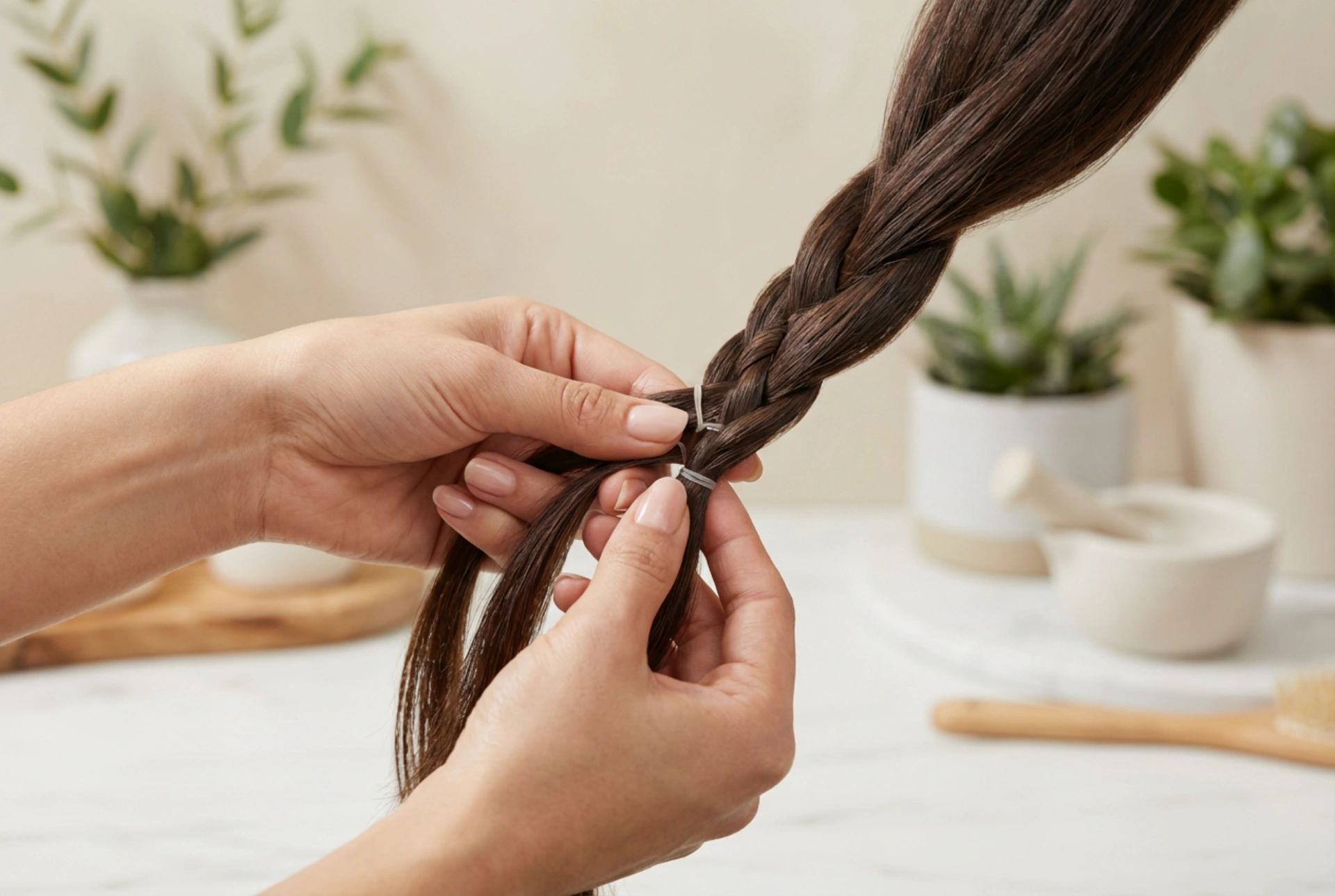 Идеи за прически с ластичета: разделяне, сплитане, фиксиране