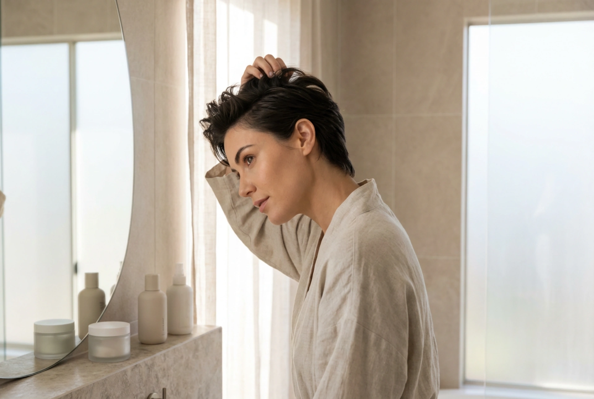 Дамски ирокез за къса коса: стилизиране на faux hawk без подстригване с машинка