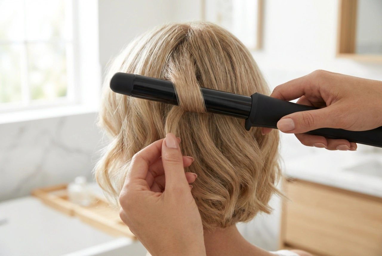 Маша за къса коса: диаметър, посоки на къдрене и работа в областта на тила