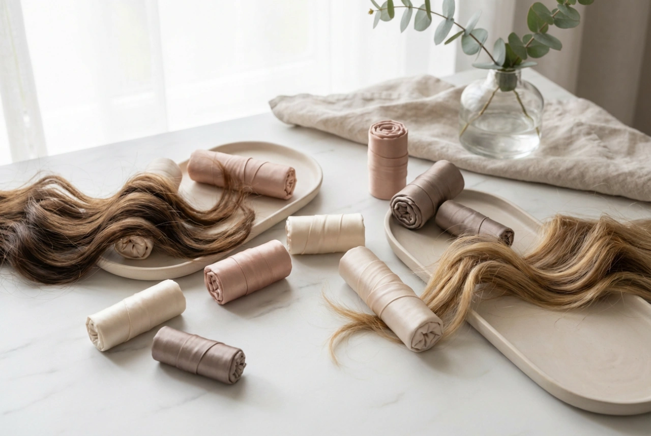 Ролки за коса: как да изберем диаметър и да накъдрим кичури без топлина