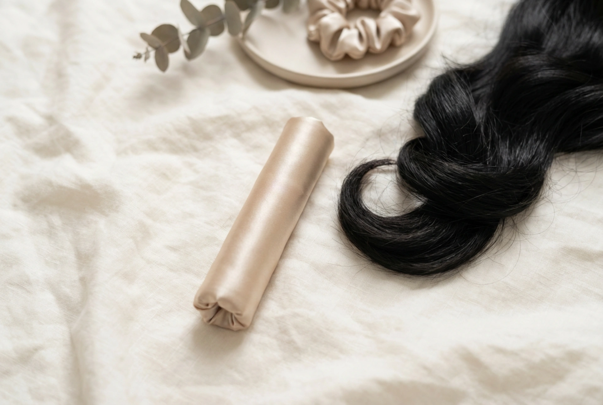 Копринена ролка за коса: как да създадем и запазим къдрици през нощта