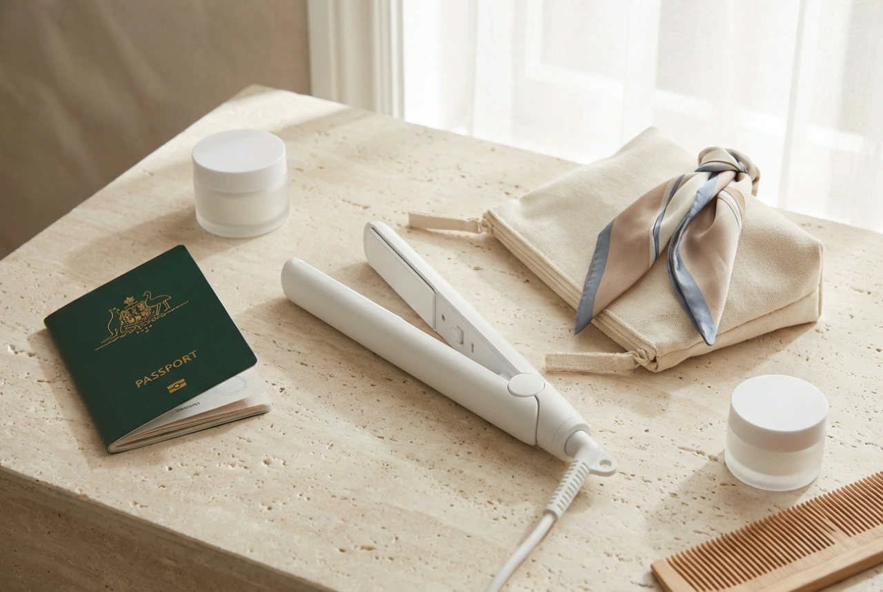 Туристическа преса за коса на практика: как да изберем и стилизираме по време на пътуване