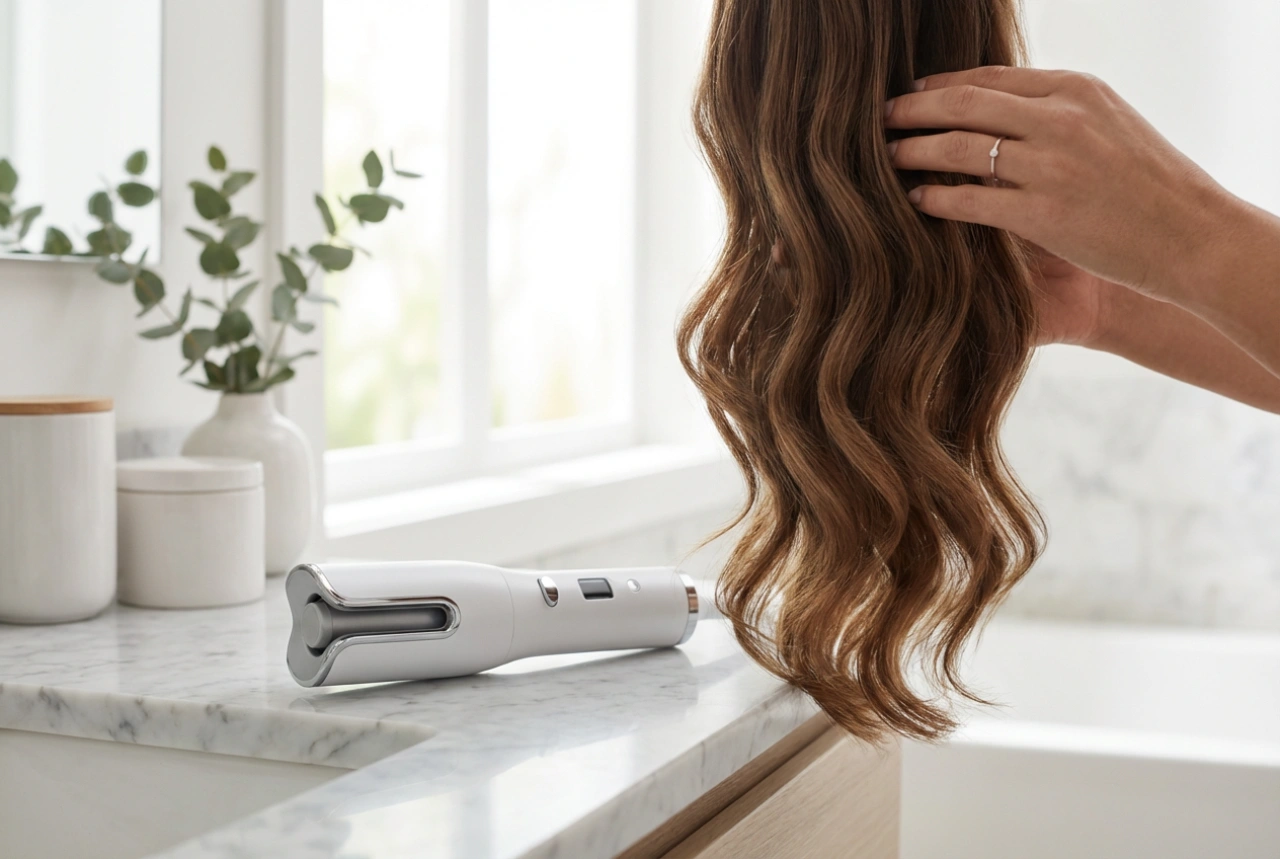 Автоматична маша за коса: как да създадете бързи къдрици без изгаряне