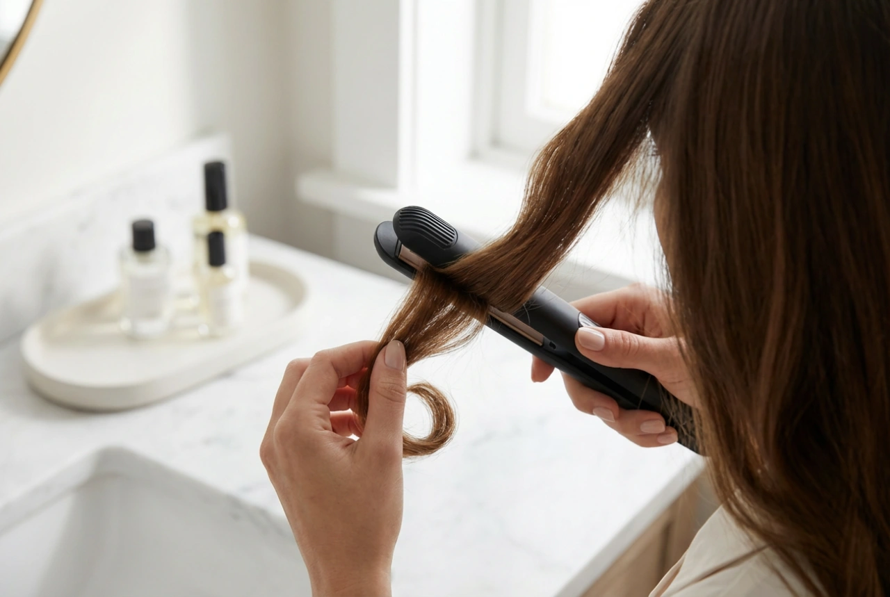 Как да използваме преса за изправяне и къдрене: права коса, вълни и подвити краища