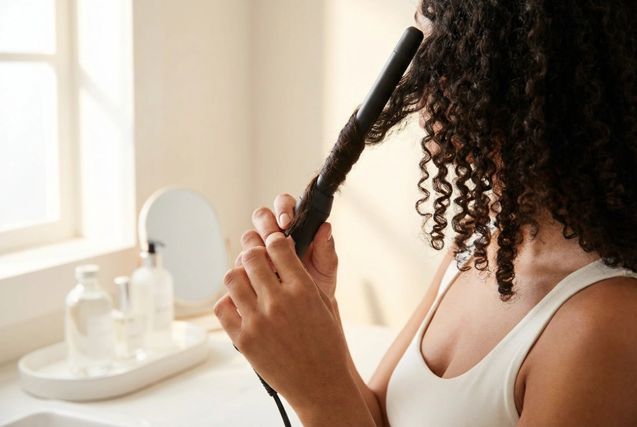 Тънка маша: пружинки и афро къдрици стъпка по стъпка