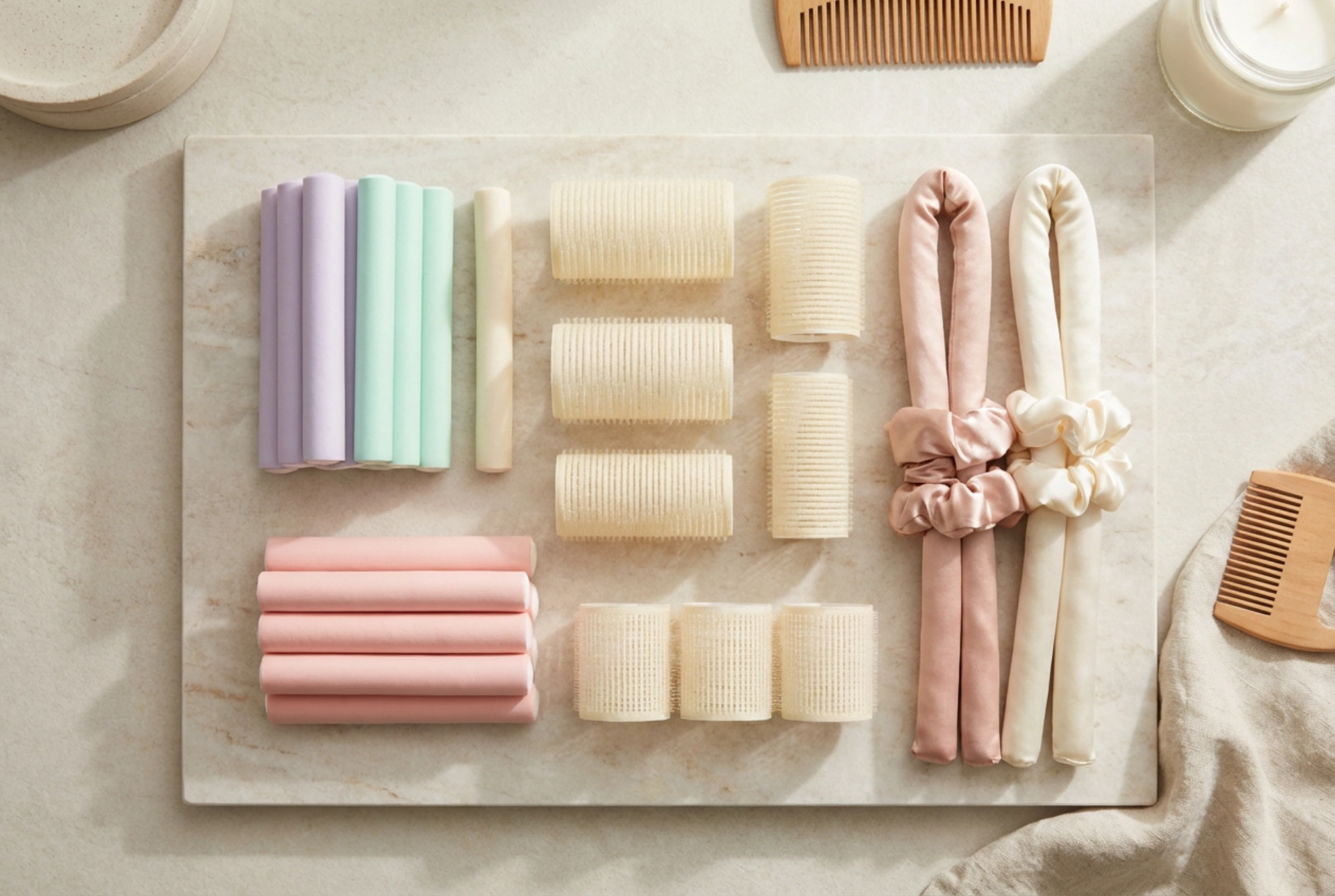 Ролки за коса: видове, избор на диаметър и време за престой