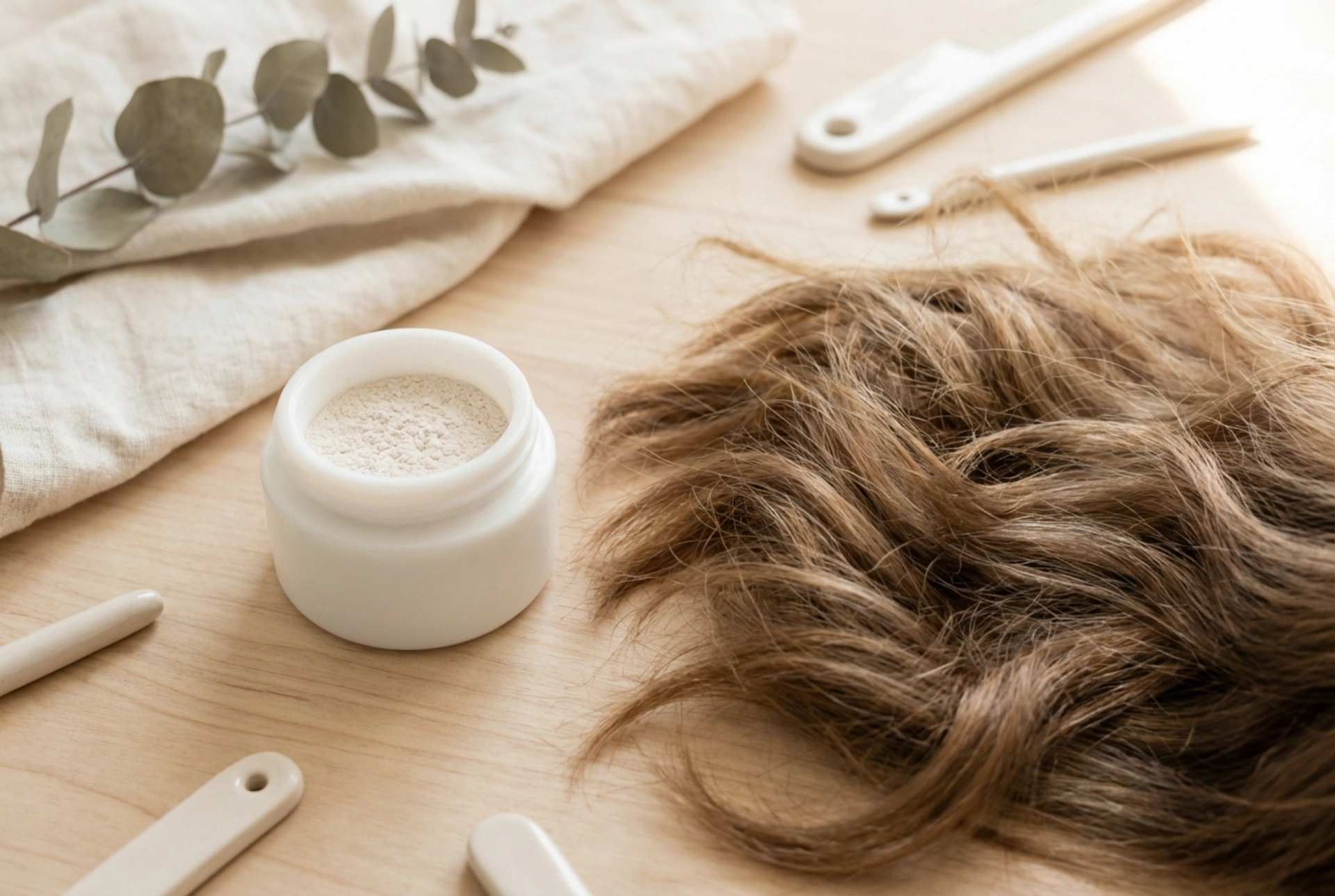 Пудра за стилизиране на коса: как да постигнем трайност и обем от корена