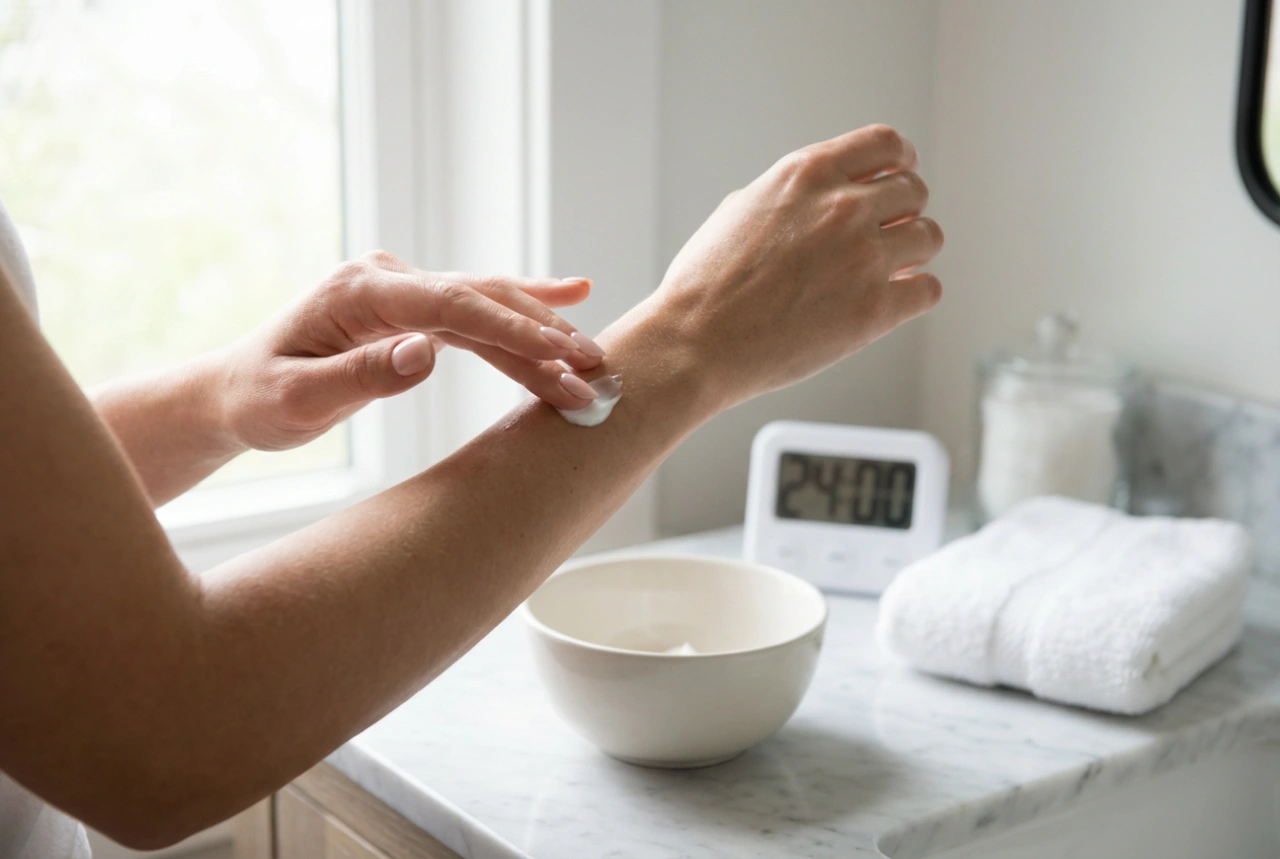 Крем за обезкосмяване: тест за алергия, време на действие и измиване