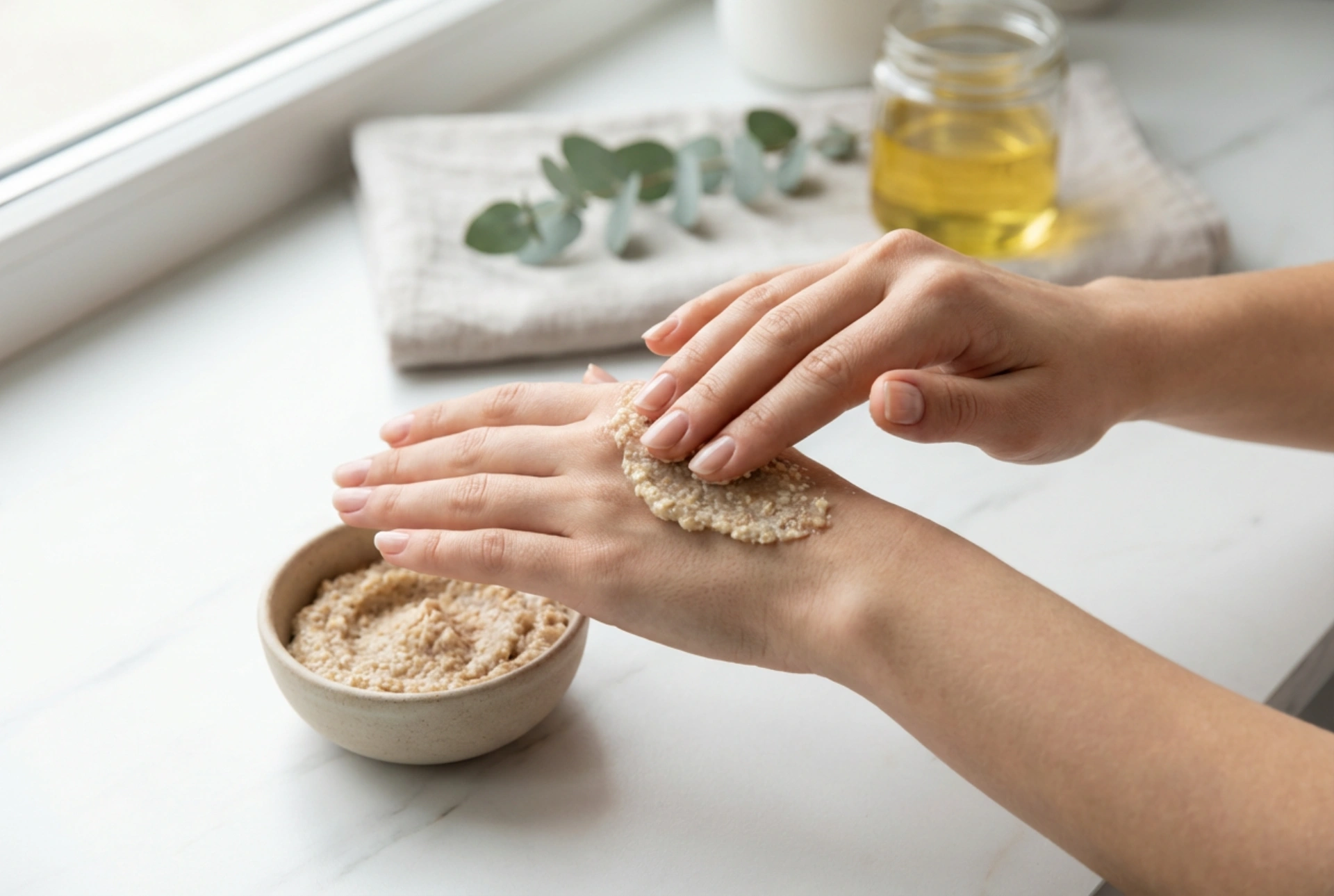 Пилинг за ръце у дома: изпитани смеси и безопасно ексфолиране