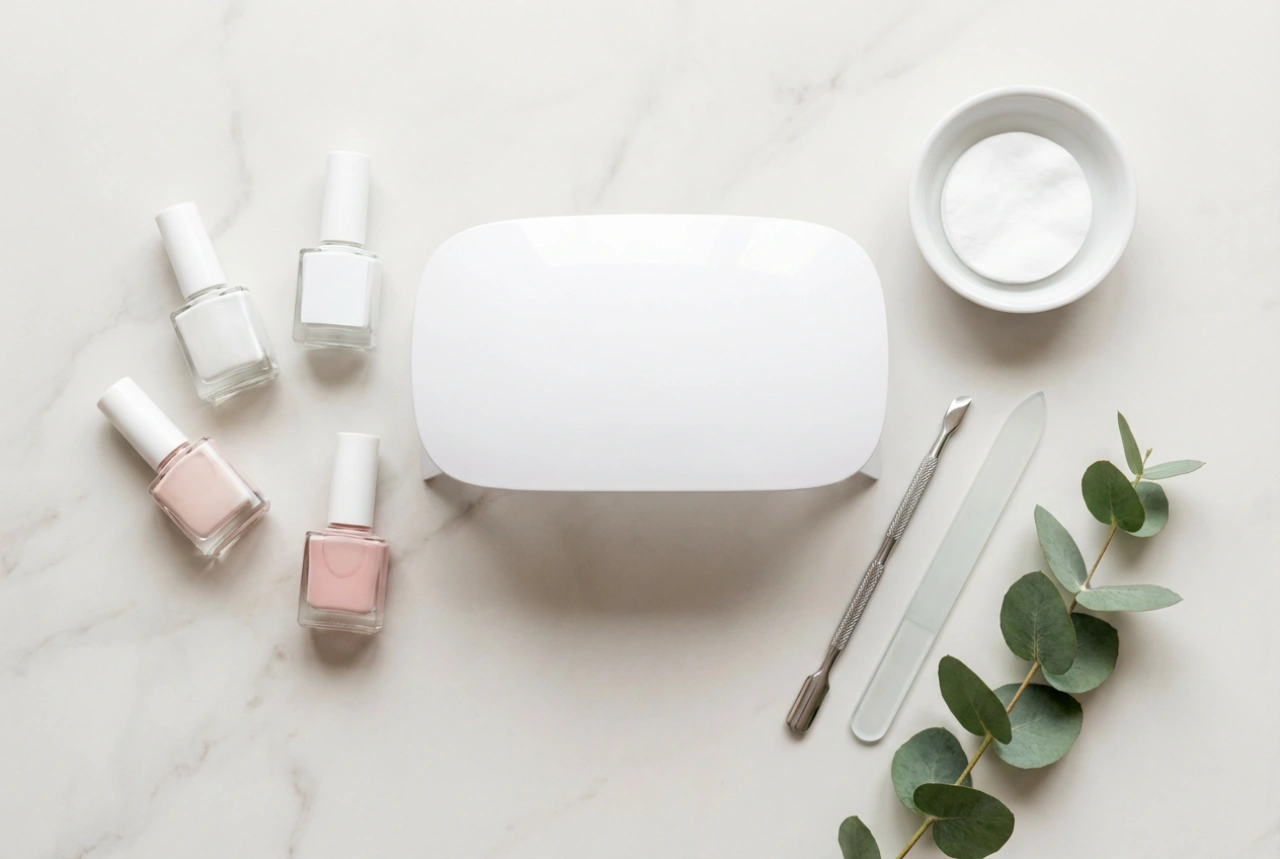 Ръководство за комплект за хибриден маникюр: елементи и лампи