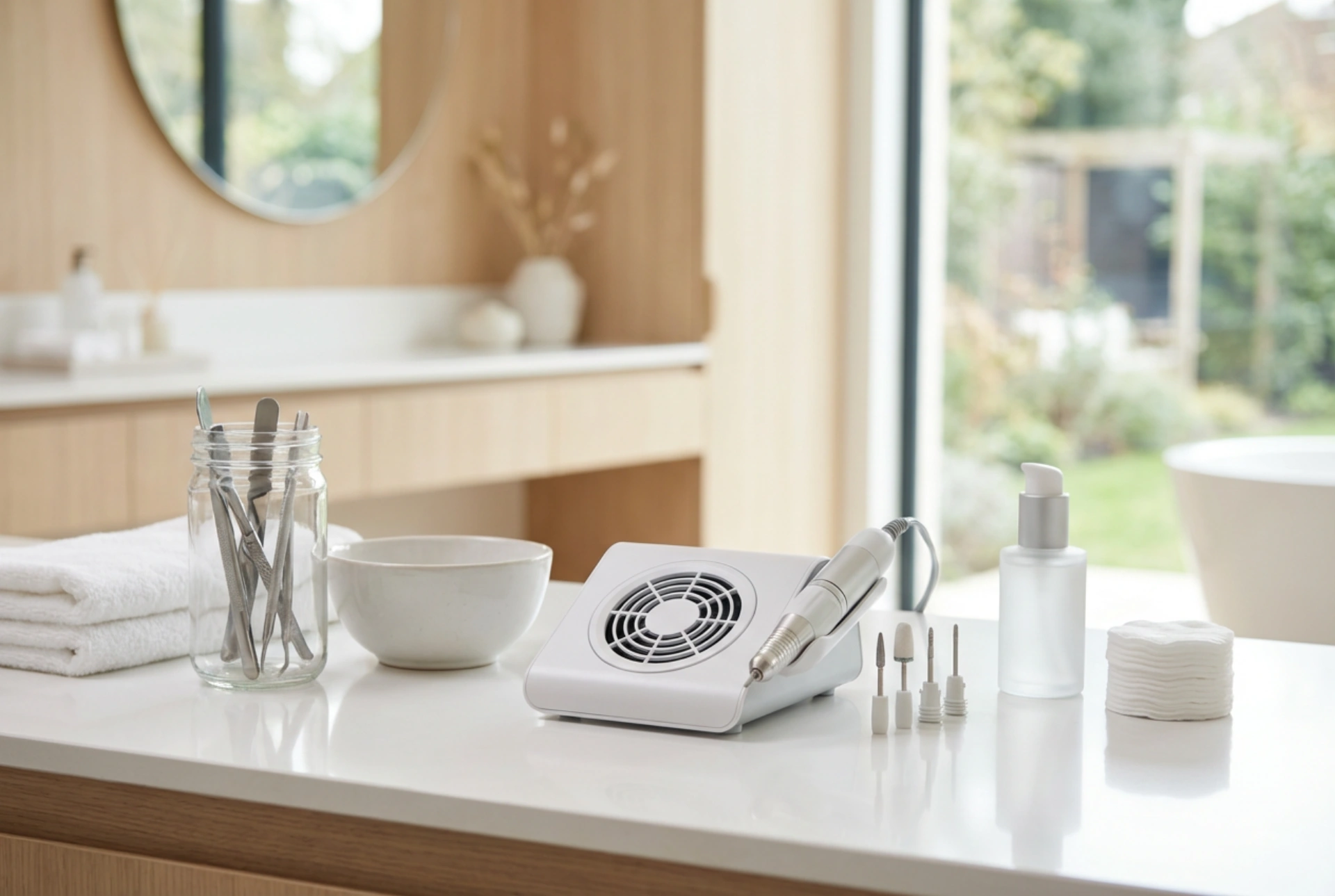 Фреза за нокти с прахоуловител: комфорт и чистота на работното място