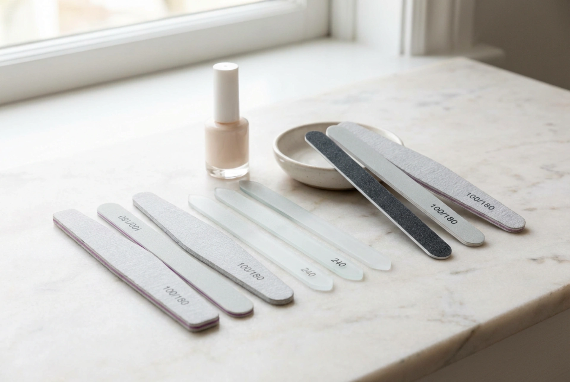 Пили за нокти 100/180: как да изберем правилната абразивност за различни задачи