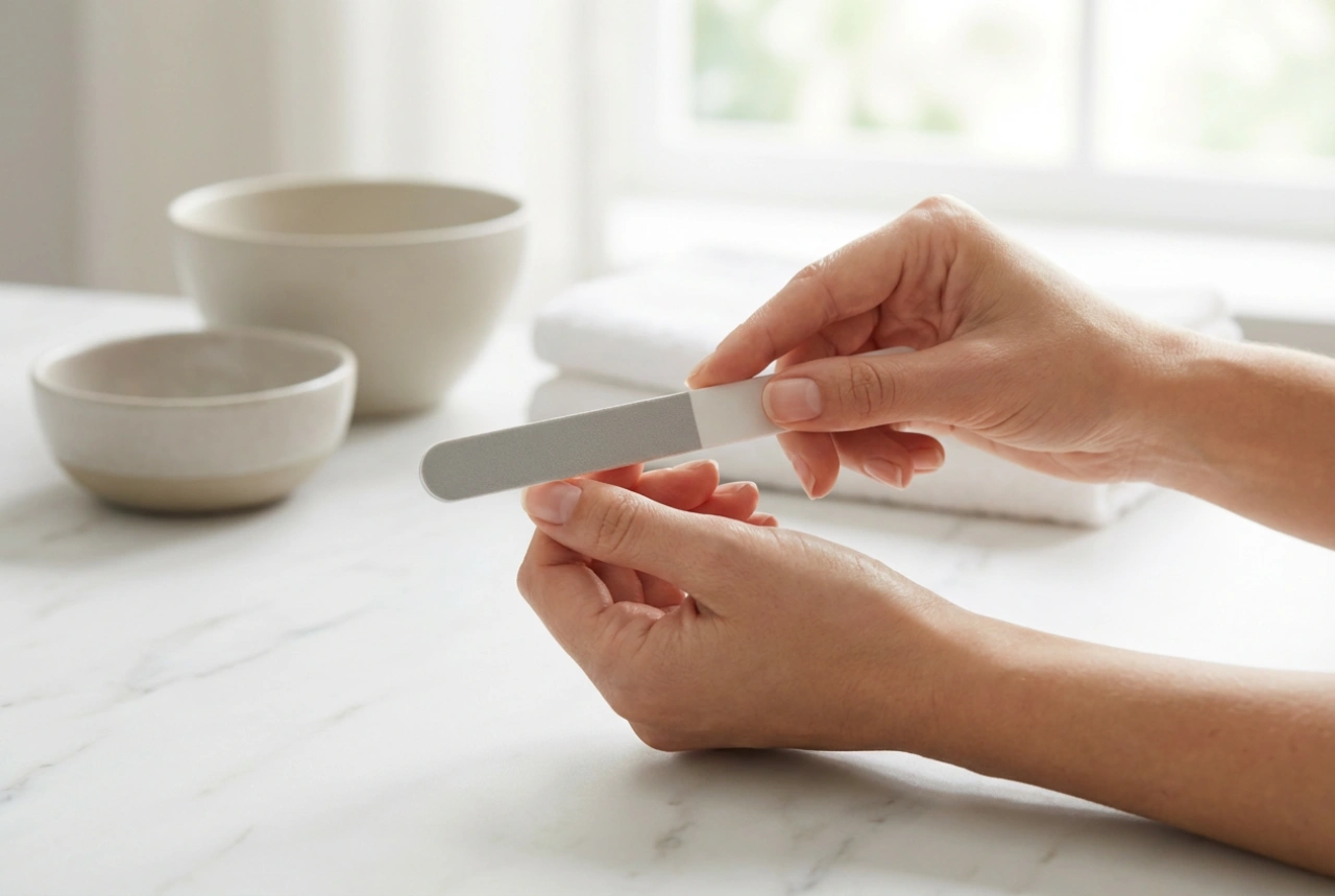 Пила за нокти 180/240: матиране и изглаждане стъпка по стъпка