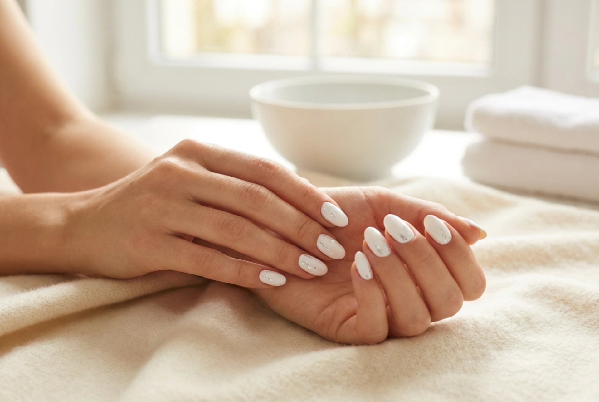 Празничен бял маникюр: подготовка на плочката, дизайни и издръжливост