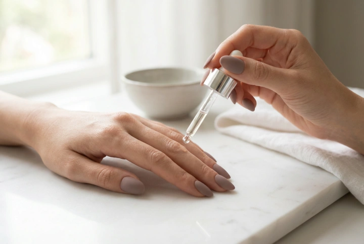 Матов хибриден маникюр стъпка по стъпка: матов топ лак, изпичане и грижа