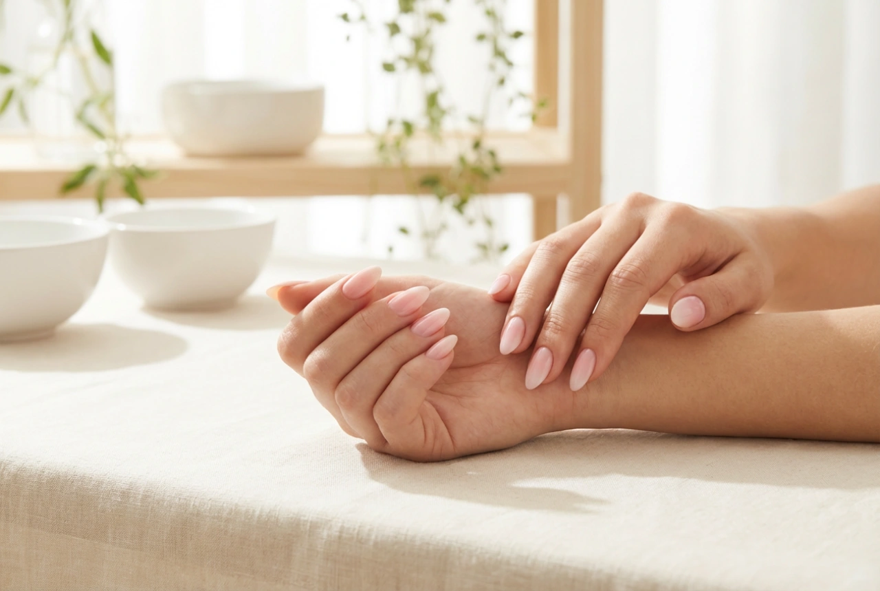 Розов омбре маникюр за всеки повод: нежен ефект baby boomer