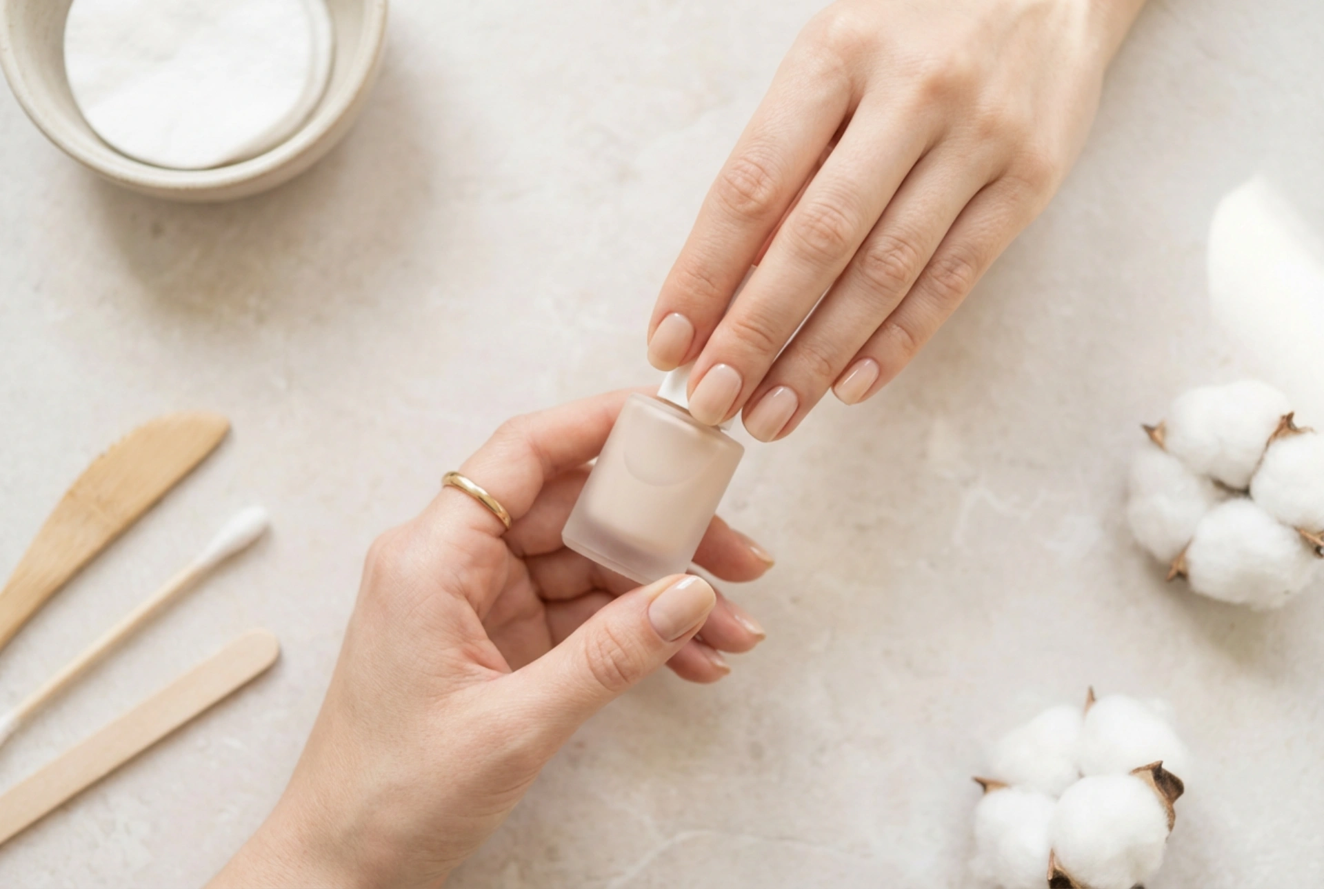 Хибриден лак 5 в 1 на практика: бърз маникюр стъпка по стъпка