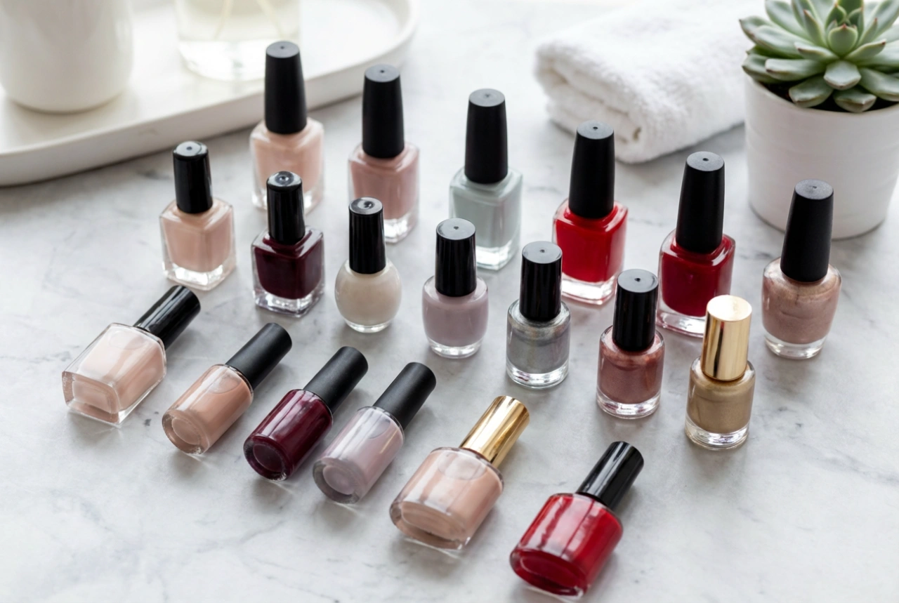 Цветове на хибридния лак: избор според тена на кожата, повода и сезона