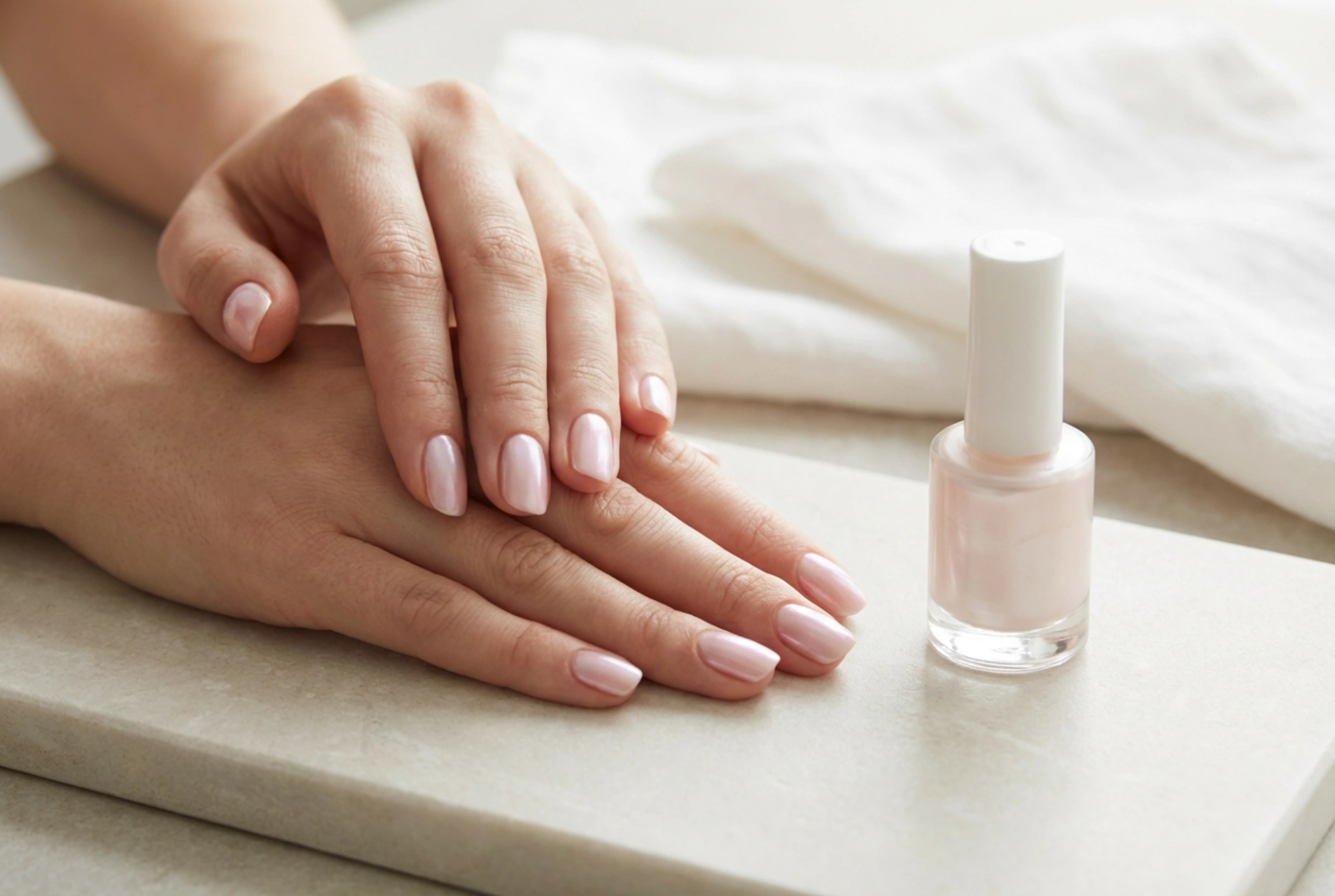 Перлен хибриден лак без ивици: техники за нанасяне и завършване