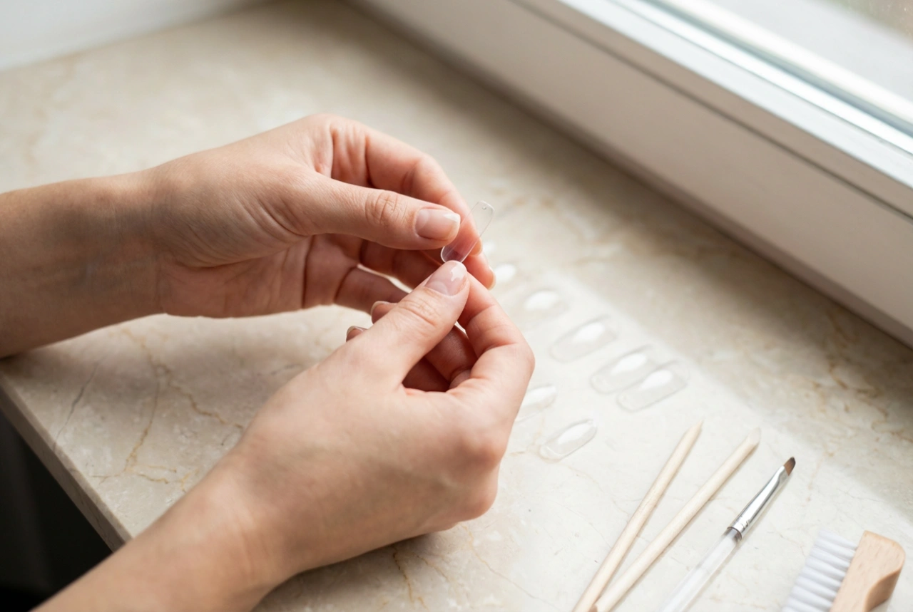 Гел накрайници: как да ги изберем, залепим и подготвим преди лакиране