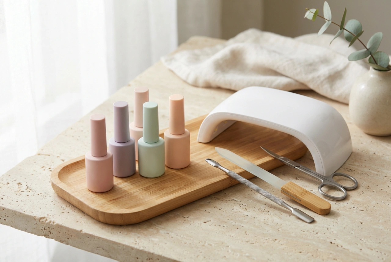 Комплект за гел лак за дома: необходими продукти, лампа и последователност на стъпките