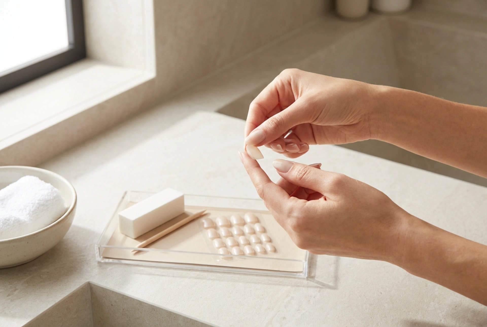 Самозалепващи се изкуствени нокти: подготовка, нанасяне и премахване