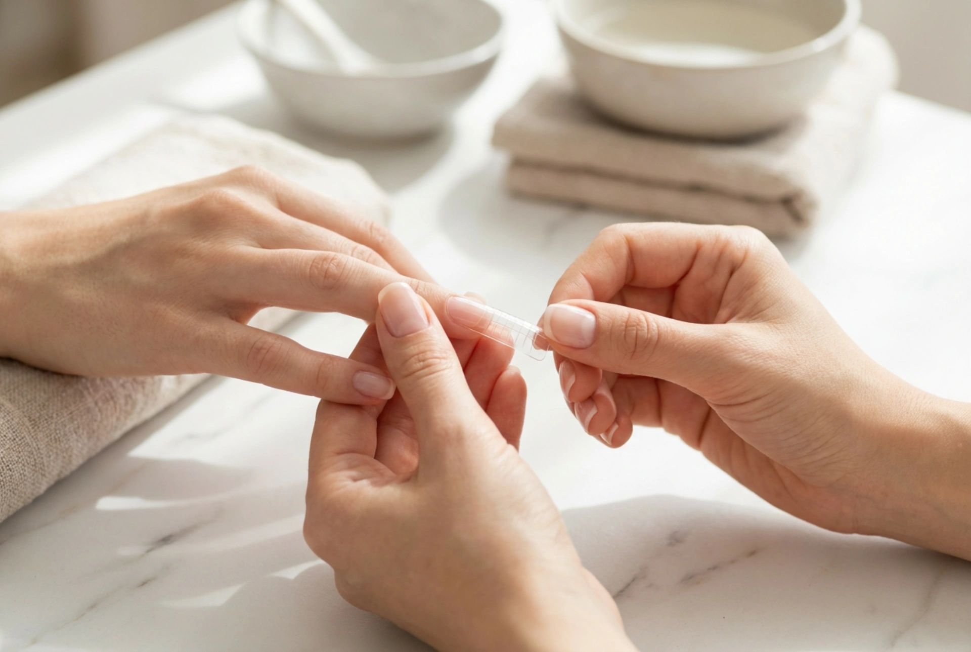 Форми за удължаване на нокти: как да изберем размер и да ги залепим без гънки