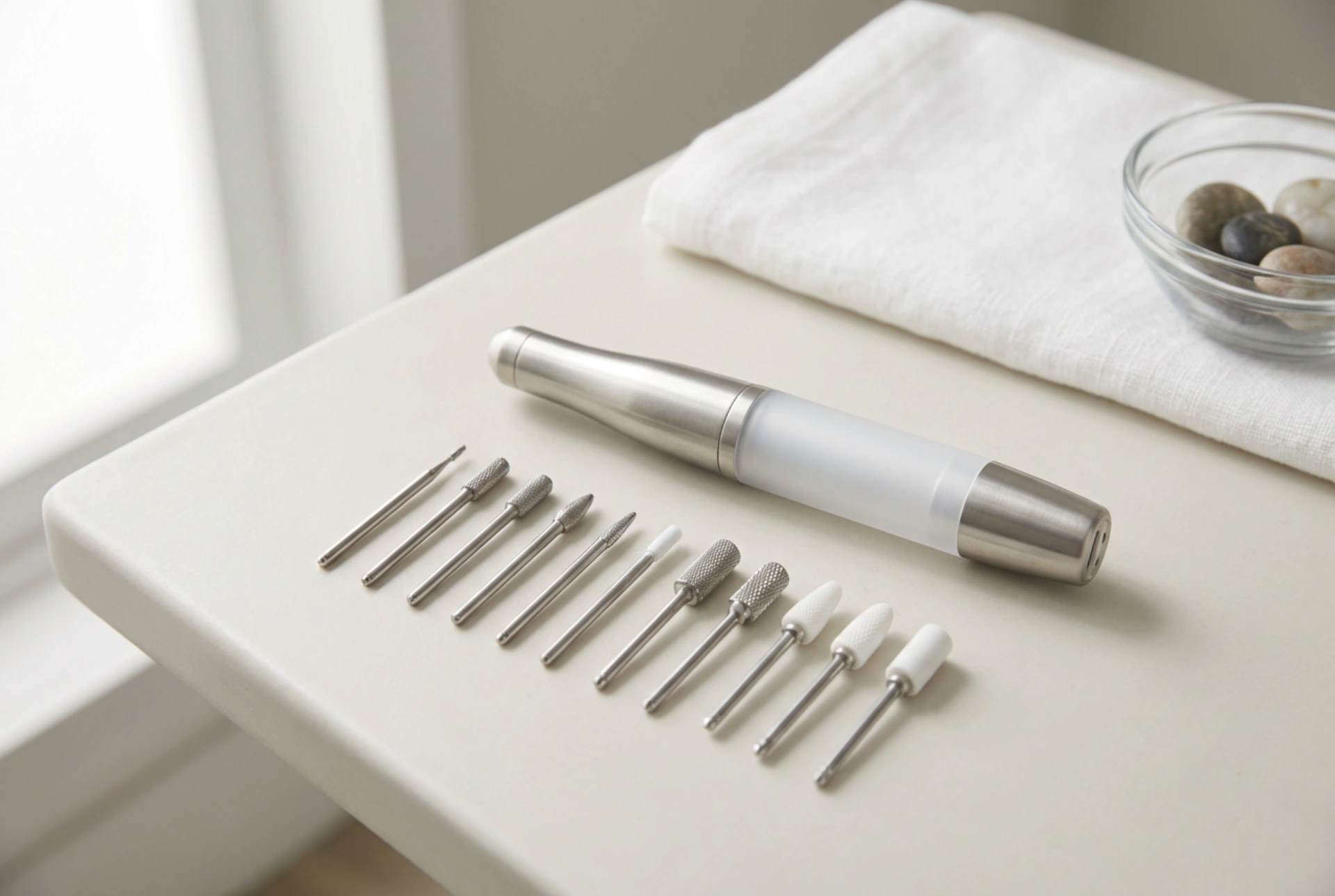 Електрическа пила за крака и нокти: избор на приставки и хигиена при употреба