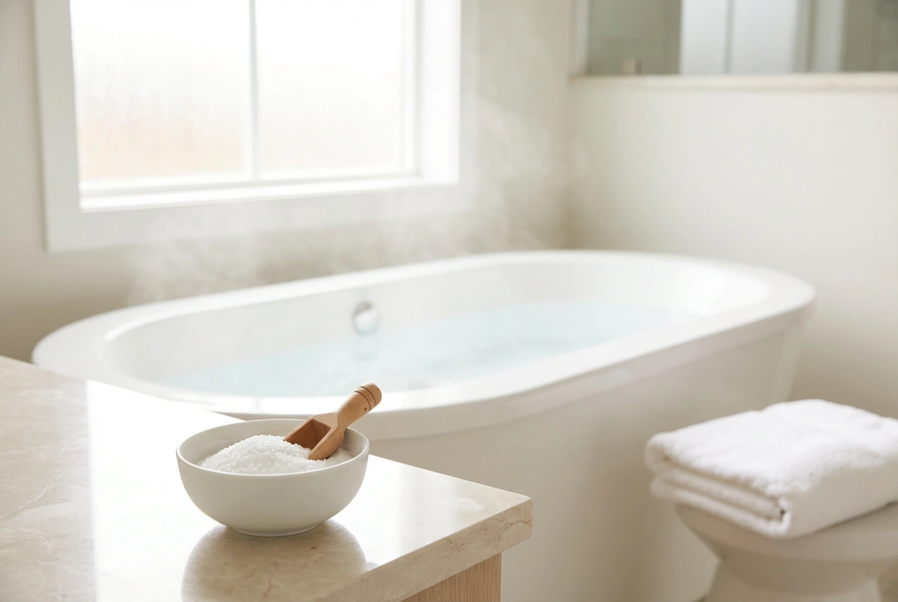 Как да си приготвим вана със соли от Епсом: баня със соли от Епсом стъпка по стъпка