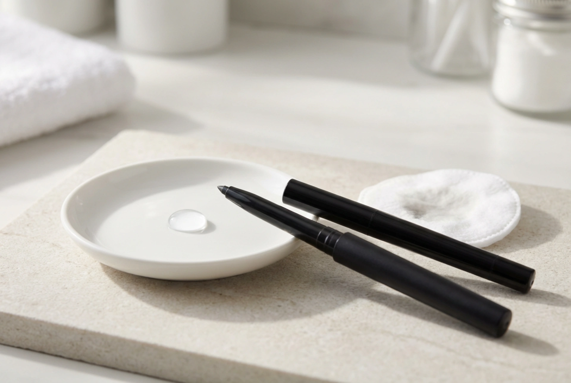 Водоустойчив молив за очи: прецизна линия, трайност и лесно премахване