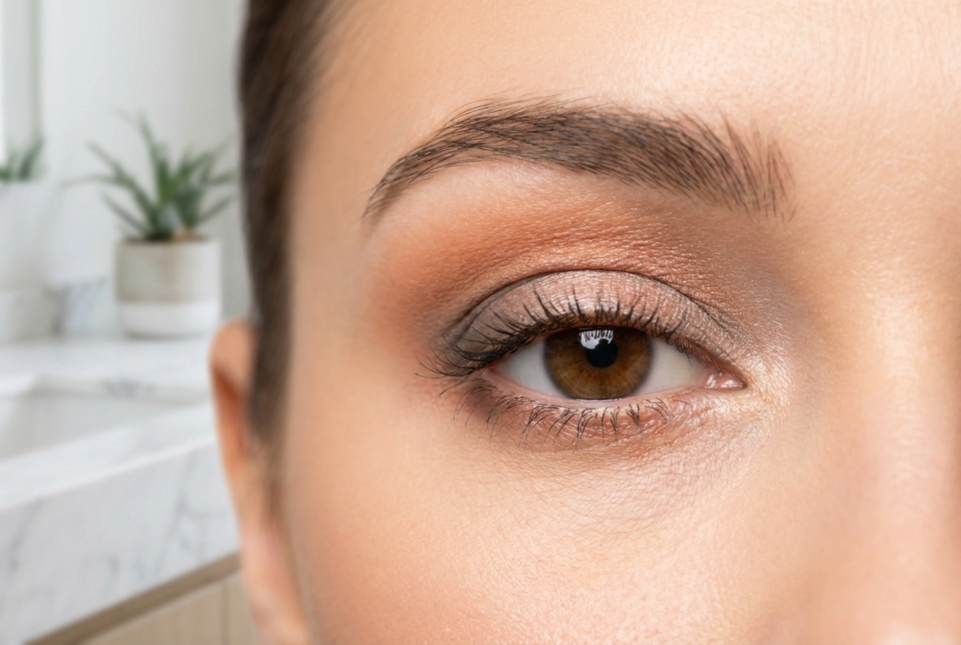 Грим за кафяви очи: контрасти, топлина и хлад на практика