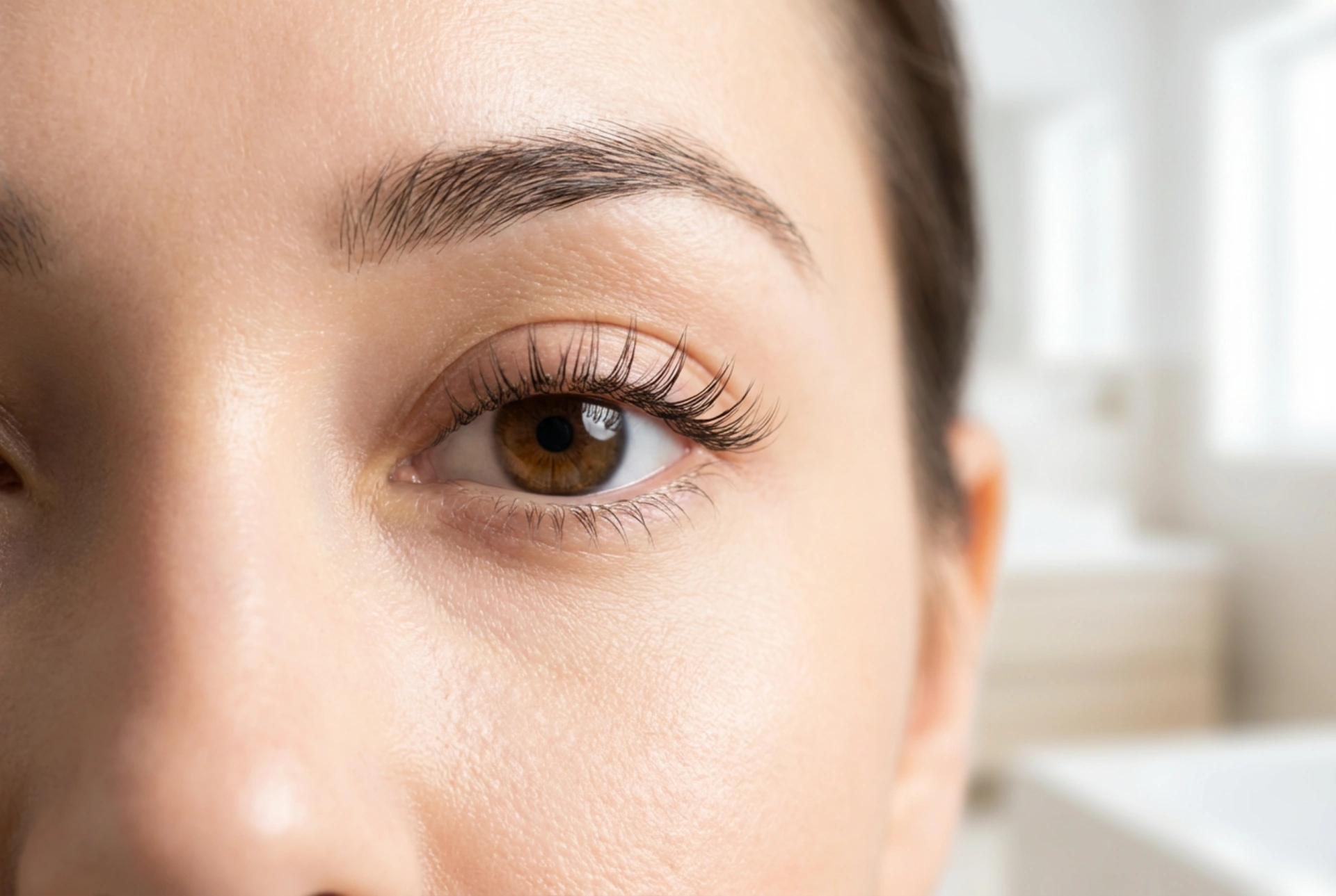 Изкуствени мигли на снопчета при паднал клепач: разположение и грешки