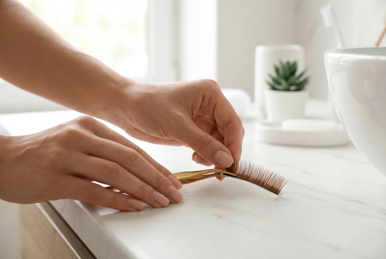 Кафяви изкуствени мигли: фина алтернатива и начин на поставяне