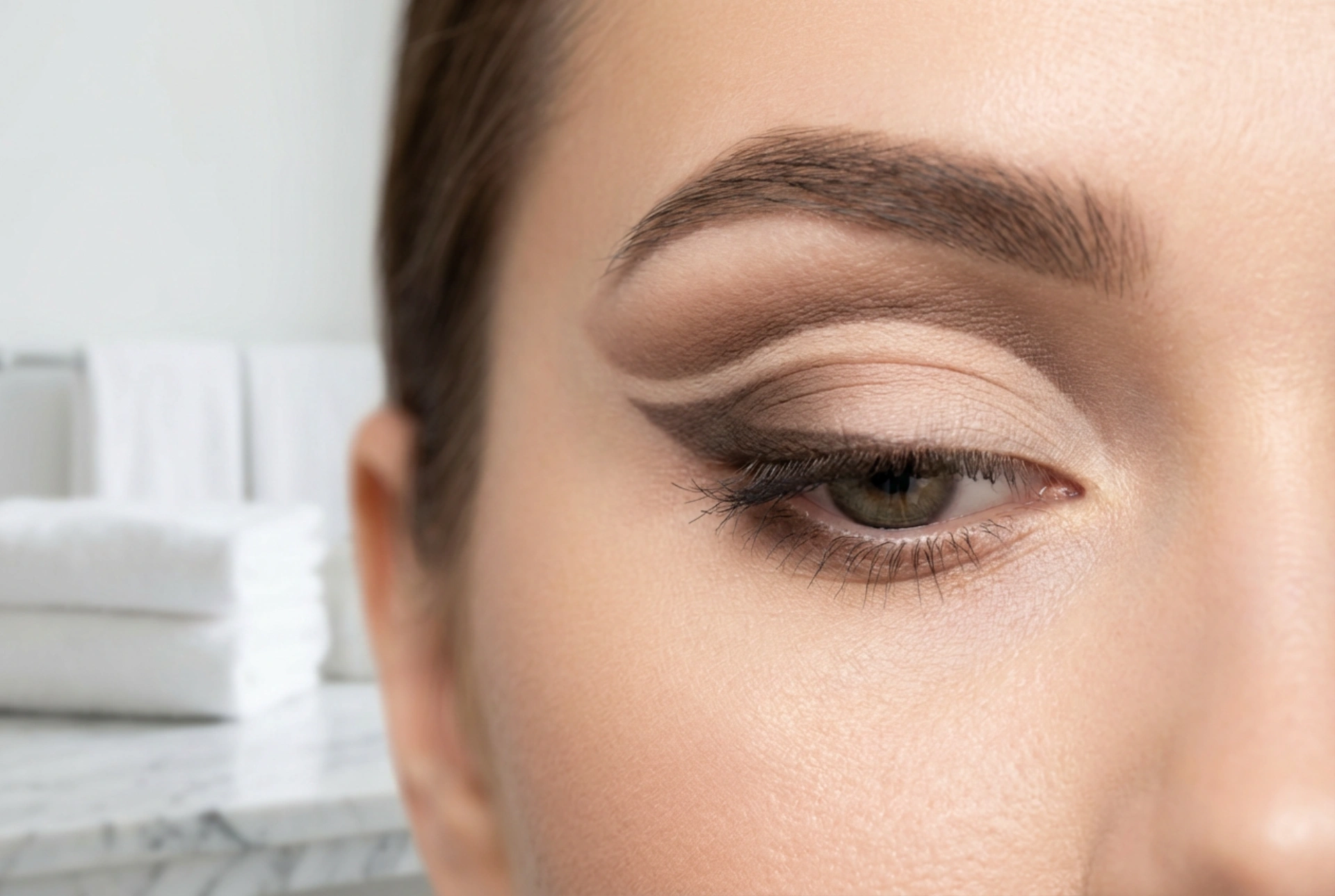 Грим cut crease: подготовка на клепача, сенки и завършек