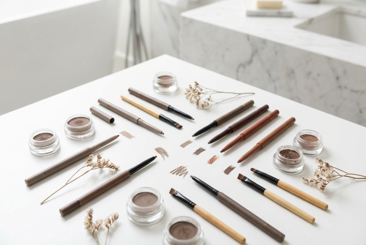 Цвят на веждите: как да изберем нюанс според косата, очите и типа красота