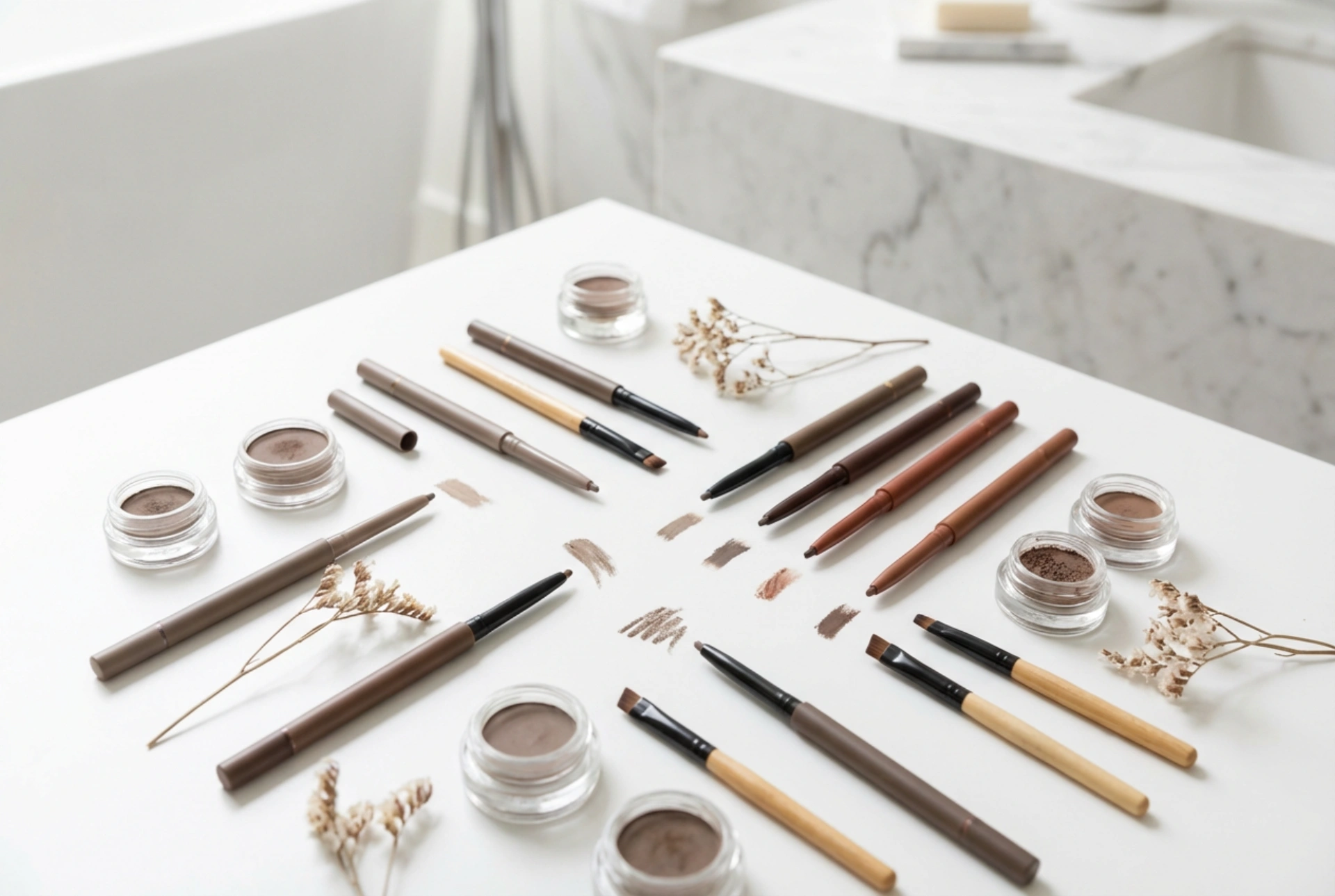 Цвят на веждите: как да изберем нюанс според косата, очите и типа красота